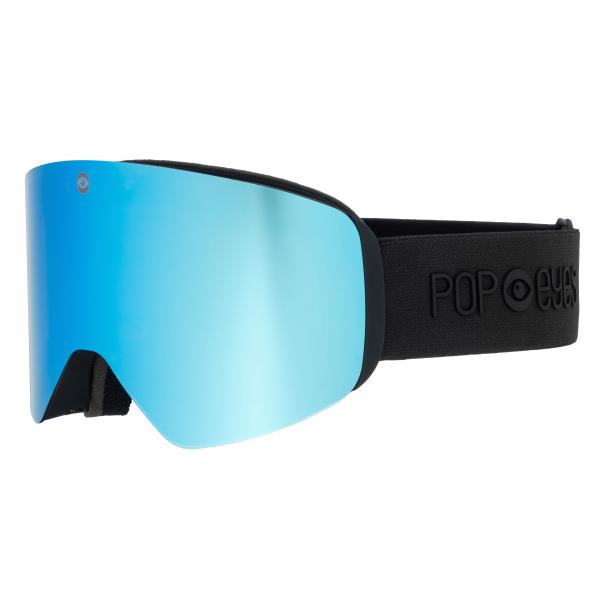 POP EYES Jamie Clean Skibrille All Black – Frontansicht